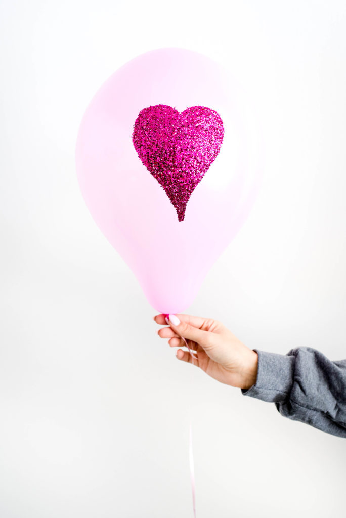 DIY Glitter Balloons