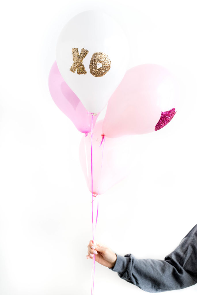 DIY Glitter Balloons