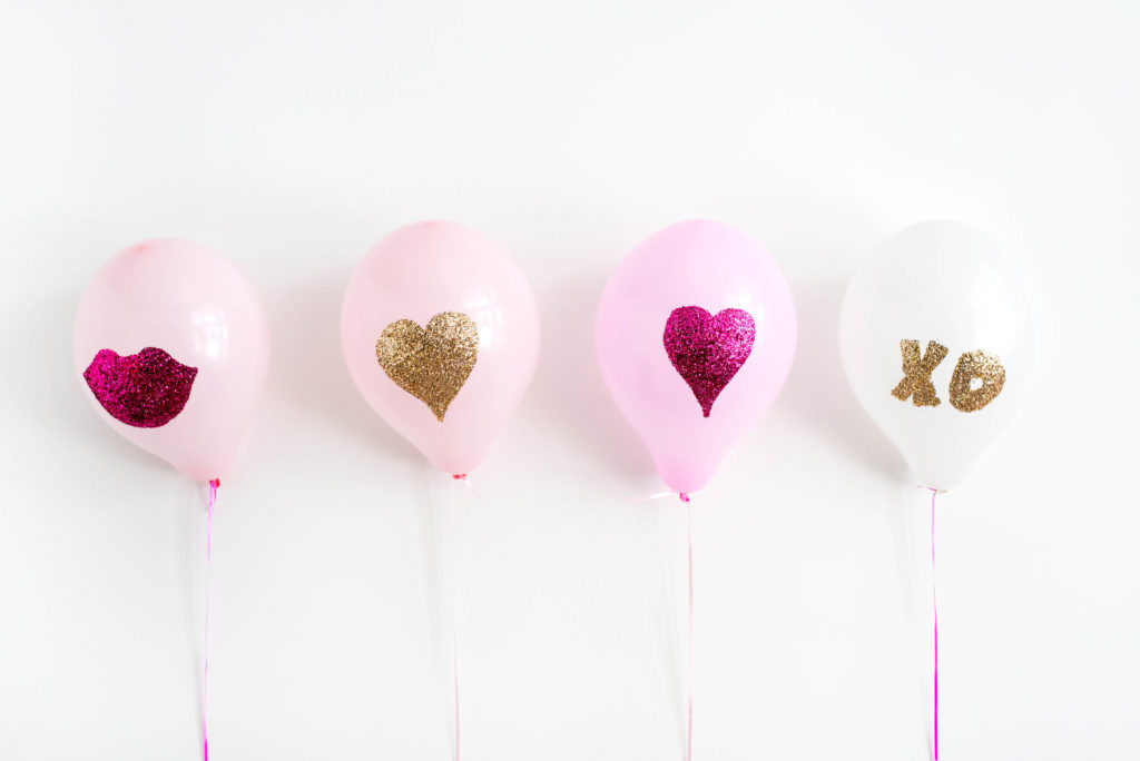 DIY Glitter Balloons