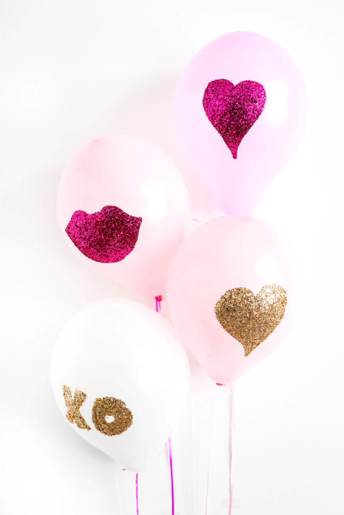 DIY Glitter Balloons