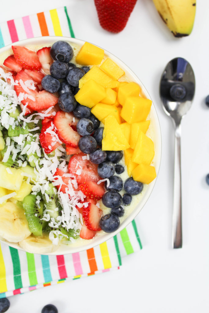 Tropical Rainbow Smoothie Bowl Recipe