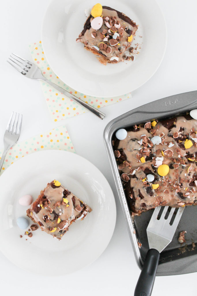 Chocolate Easter Cinnamon Rolls