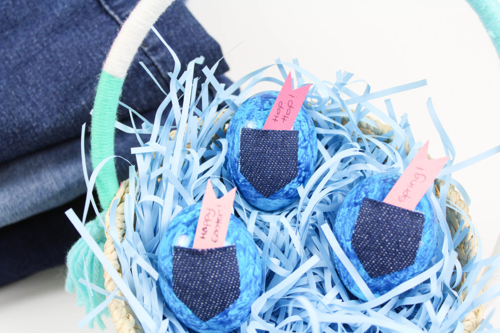 DIY Jean Easter Eggs