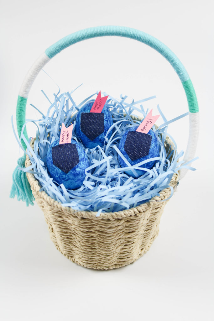 DIY Jean Easter Eggs