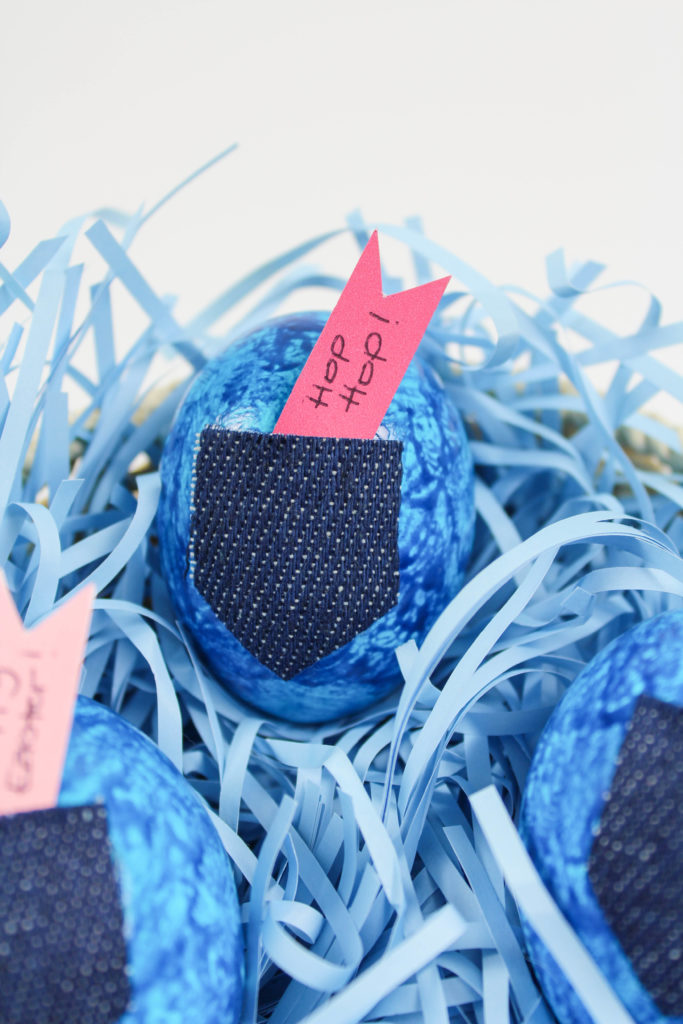 DIY Jean Easter Eggs