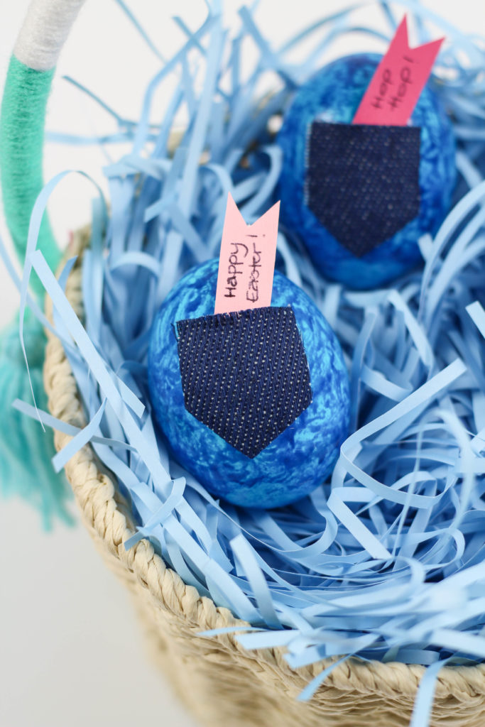 DIY Jean Easter Eggs