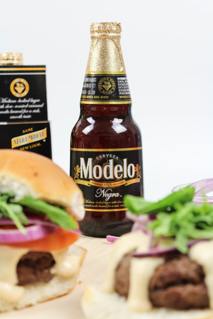 Beer Burgers with Melted Beer Cheese