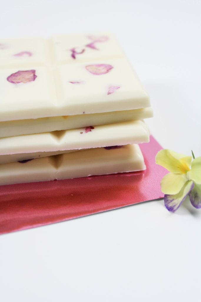 Edible Floral Chocolate Bars