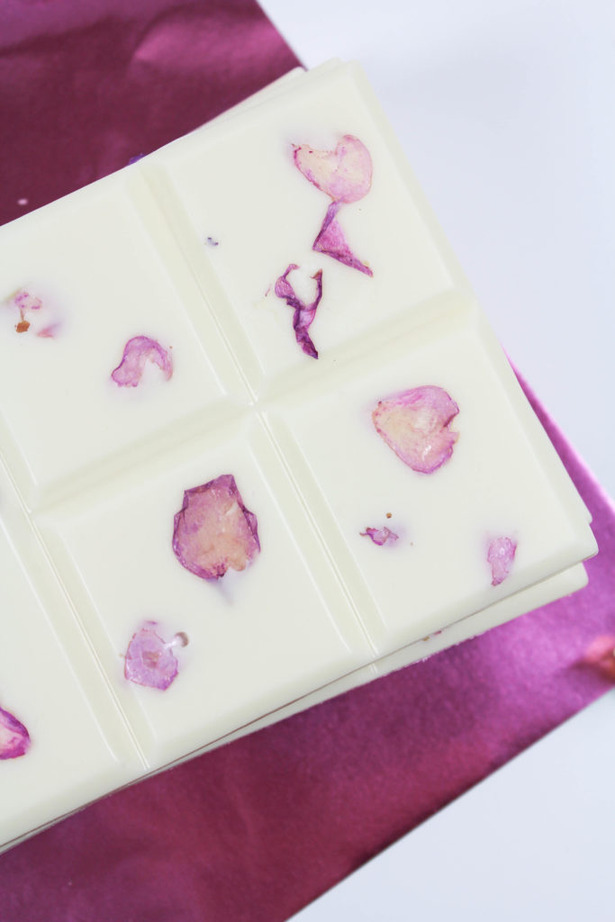 Edible Floral Chocolate Bars