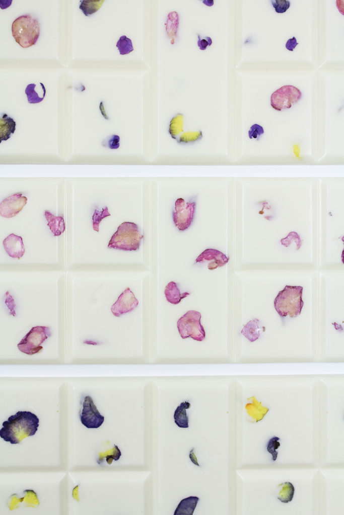 Edible Floral Chocolate Bars