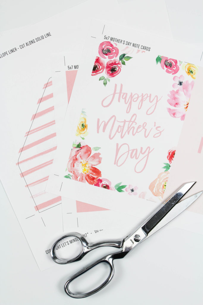 Printable Mother's Day Notecards