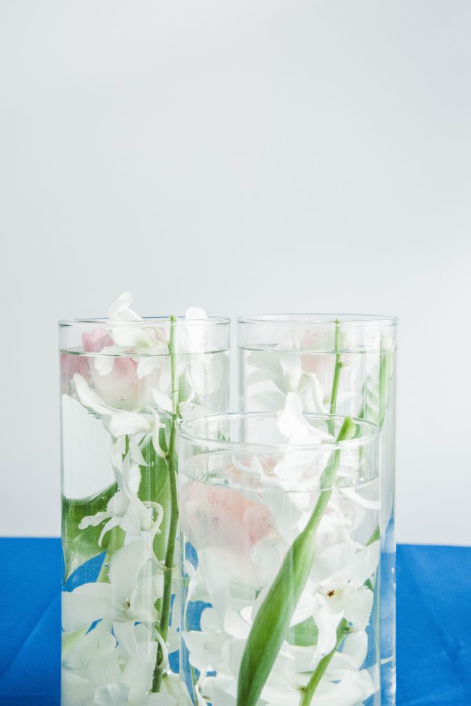 DIY Submerged Centerpieces