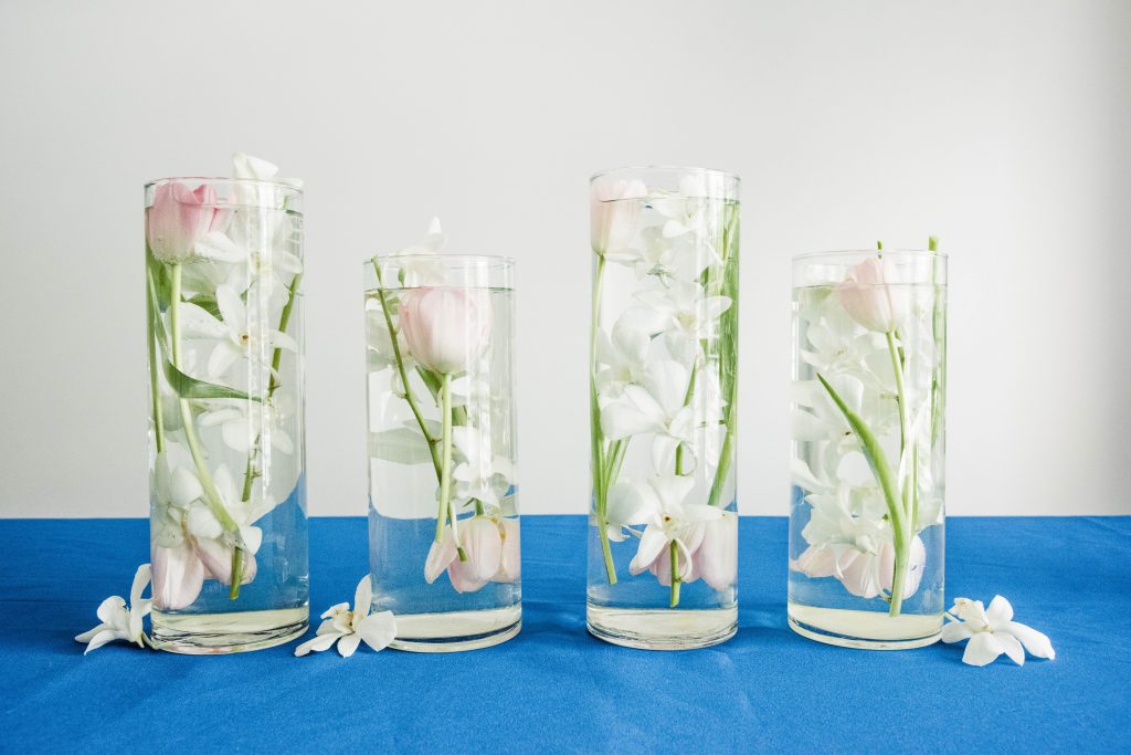 DIY Submerged Centerpieces