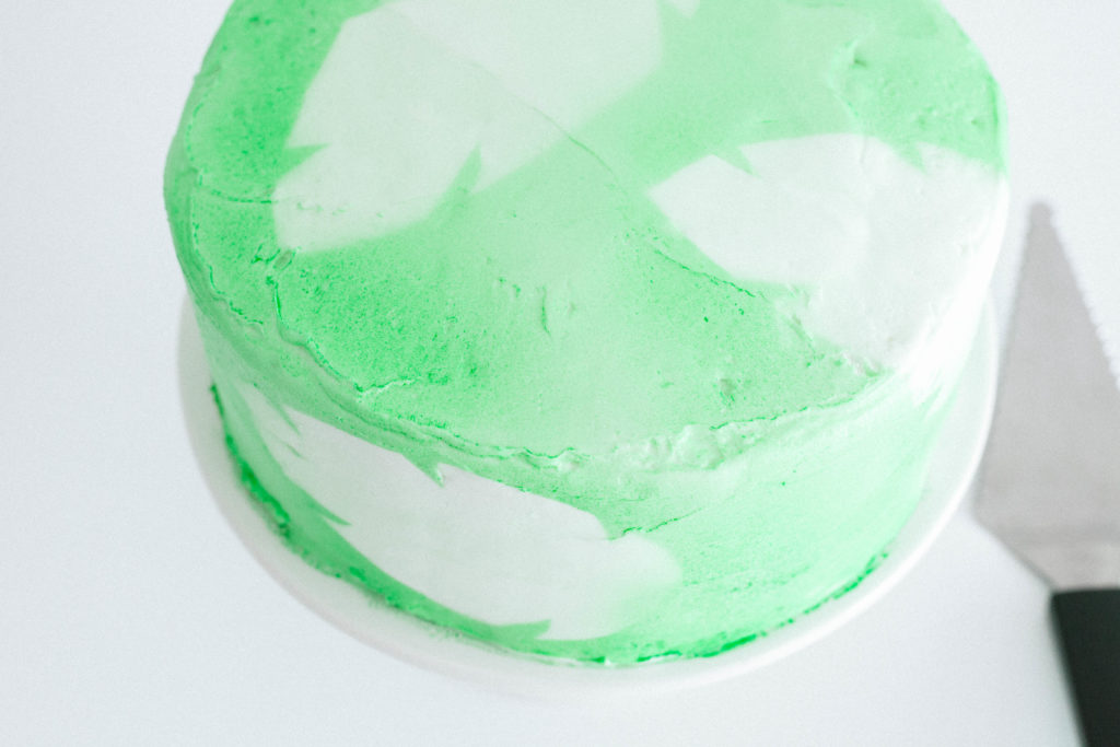 Cake Hacks: Spray Painted Cake