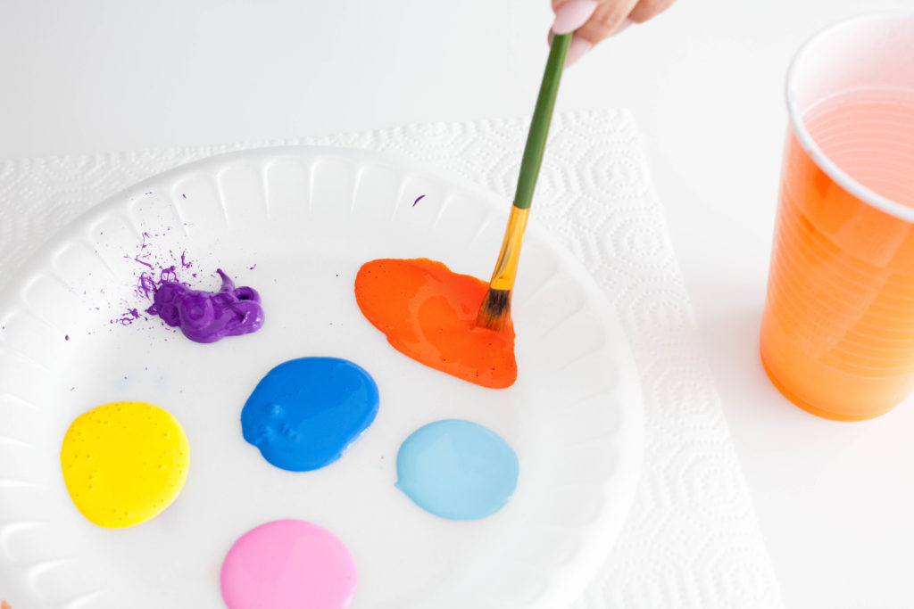 DIY Watercolor Placemats