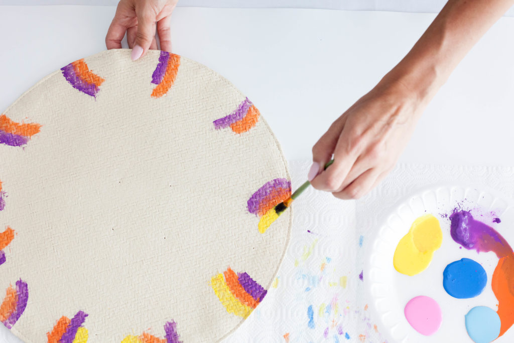 DIY Watercolor Placemats