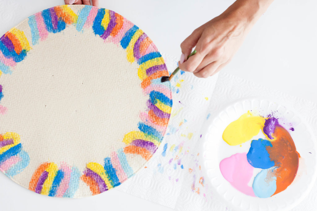 DIY Watercolor Placemats