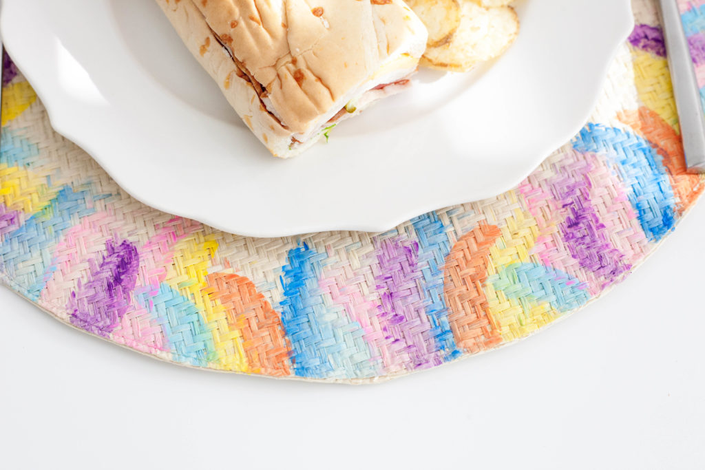 DIY Watercolor Placemats