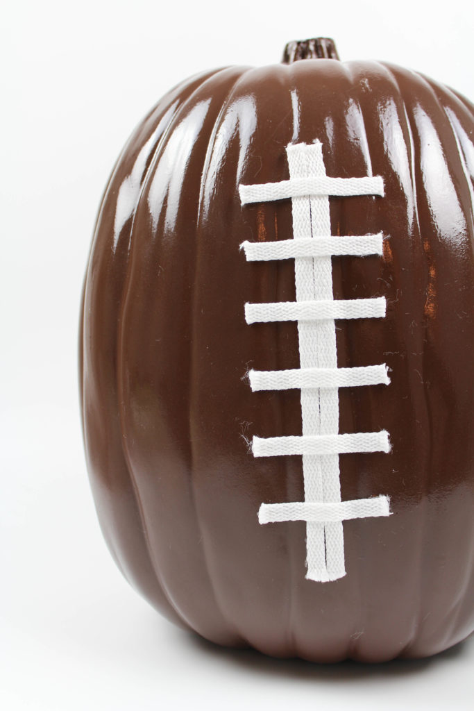 DIY Football Pumpkins