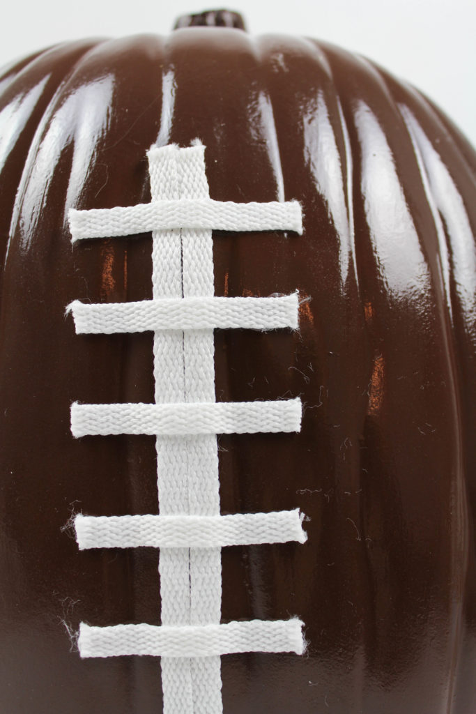 DIY Football Pumpkins