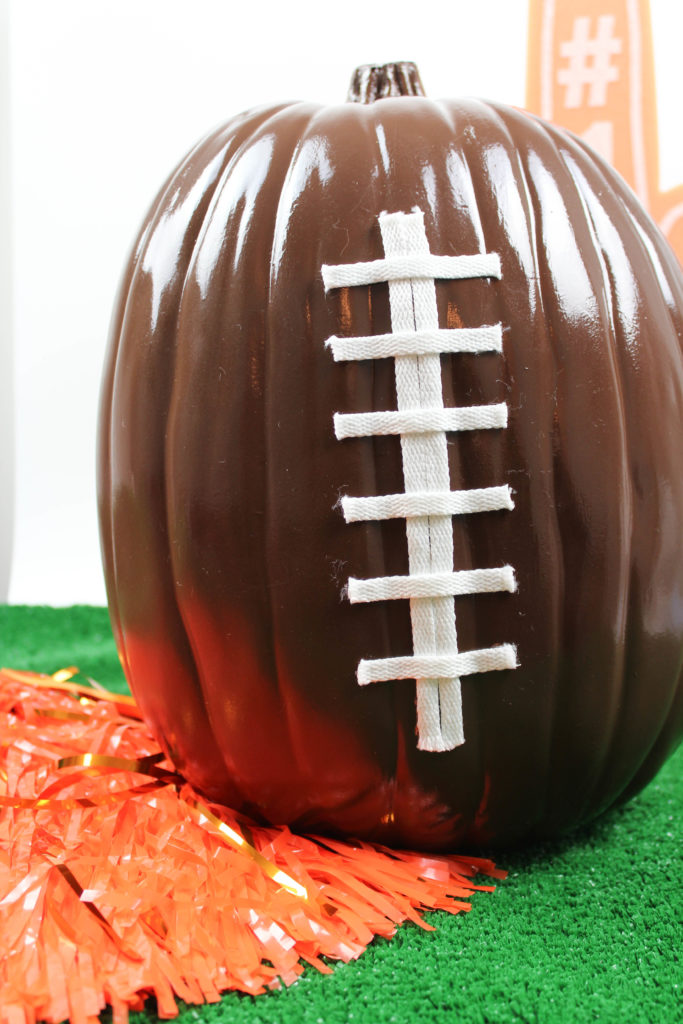 DIY Football Pumpkins