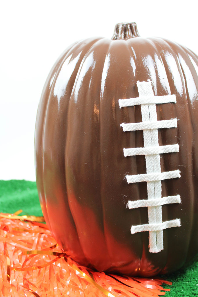 DIY Football Pumpkins