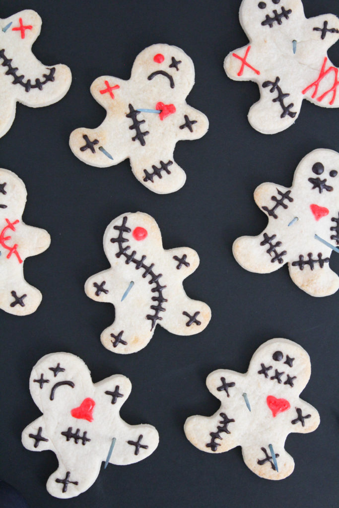 Voodoo Doll Halloween Cookies