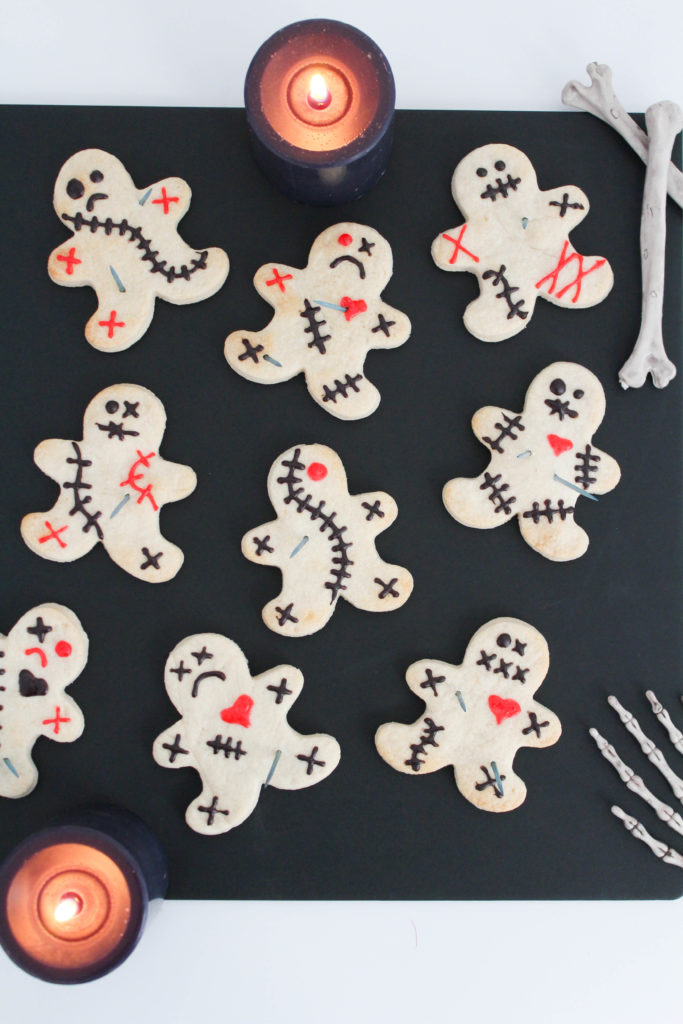 Voodoo Doll Halloween Cookies