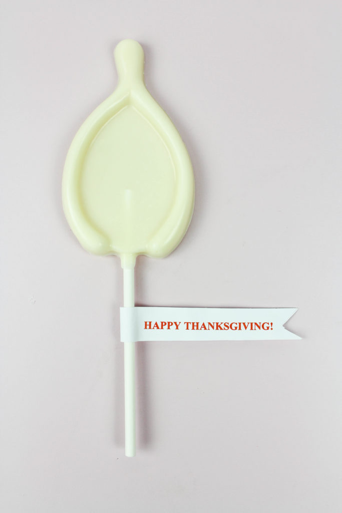 DIY Chocolate Thanksgiving Wishbones