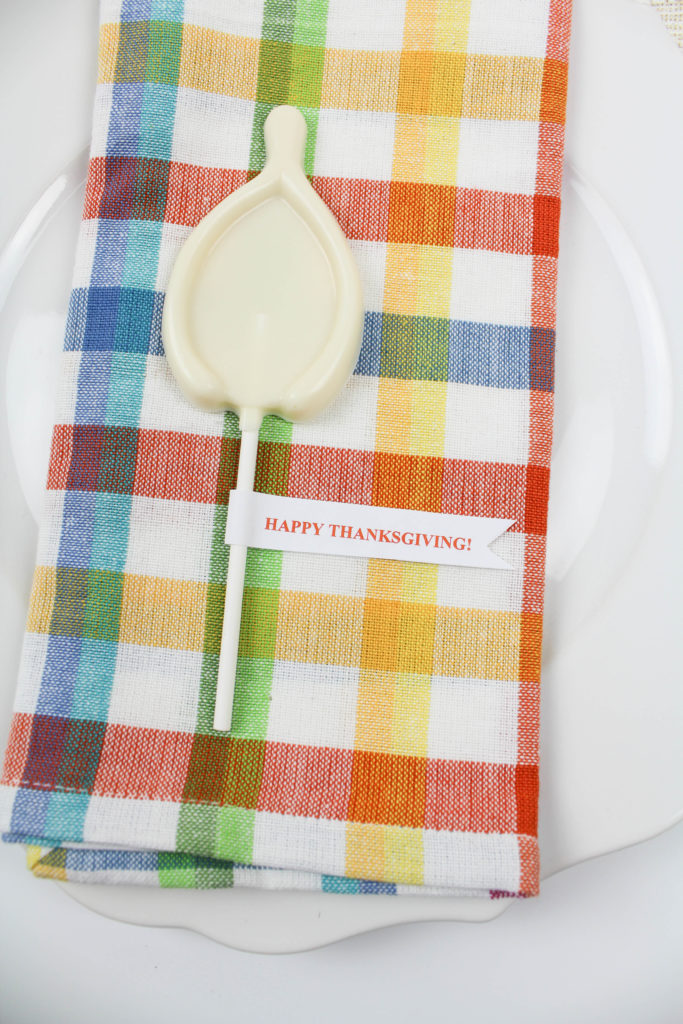 DIY Chocolate Thanksgiving Wishbones