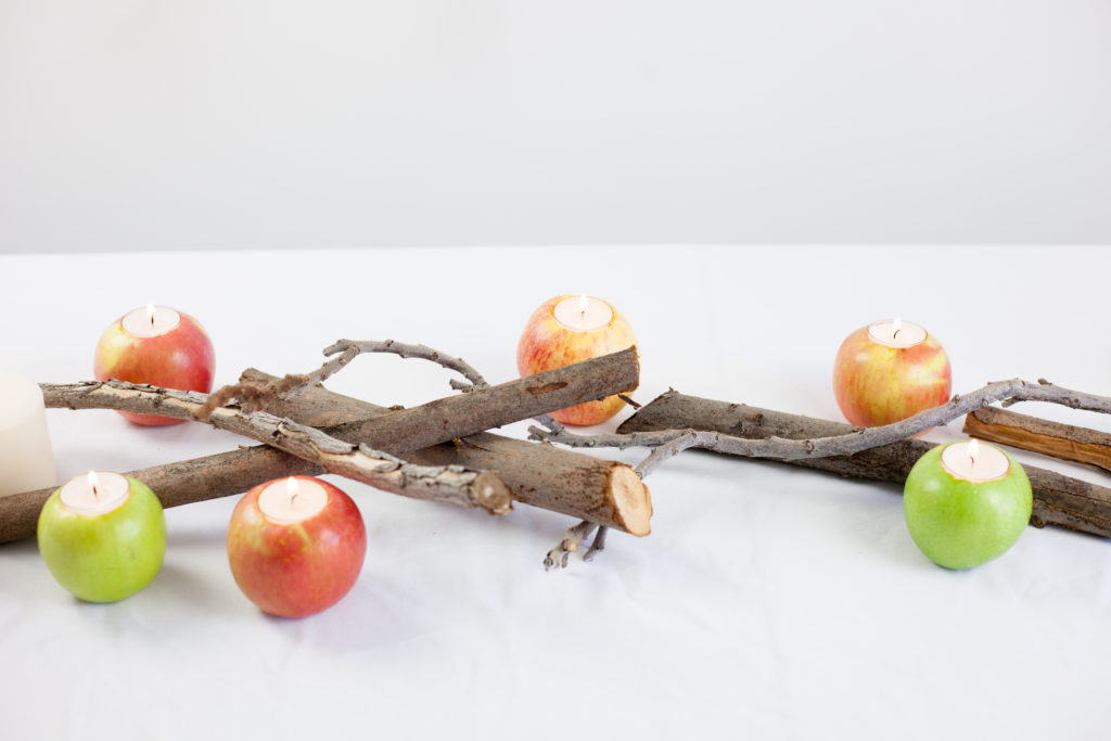 DIY Thanksgiving Apple Centerpiece