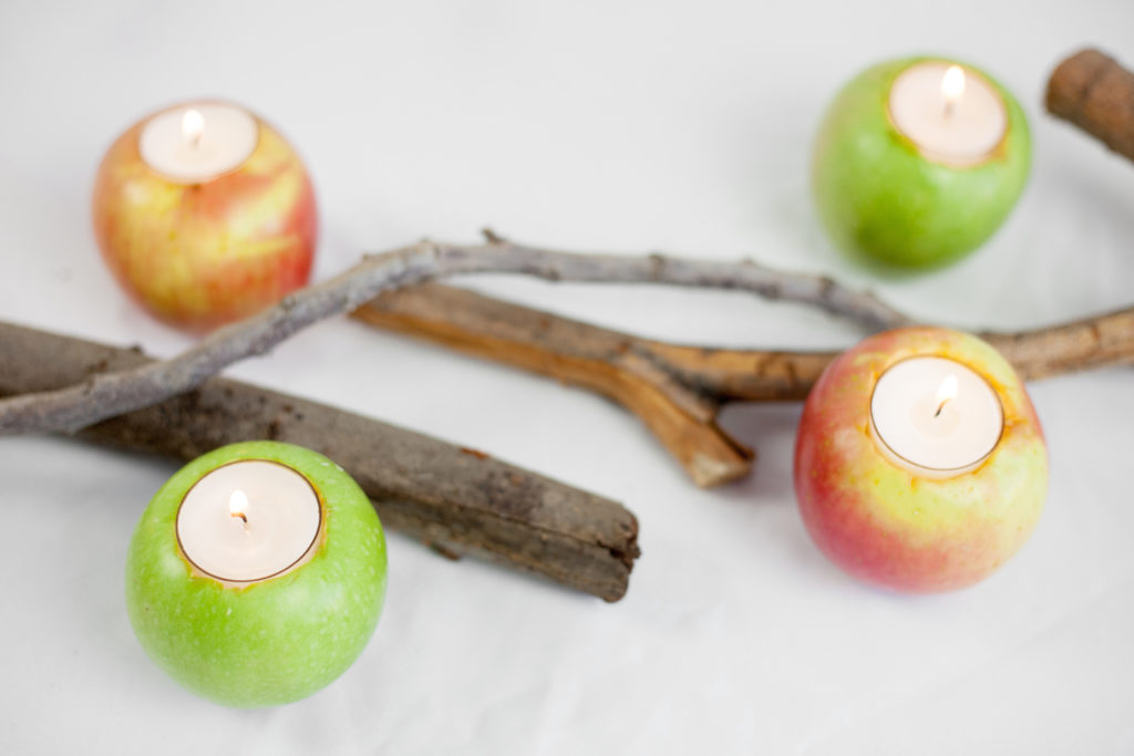 DIY Thanksgiving Apple Centerpiece