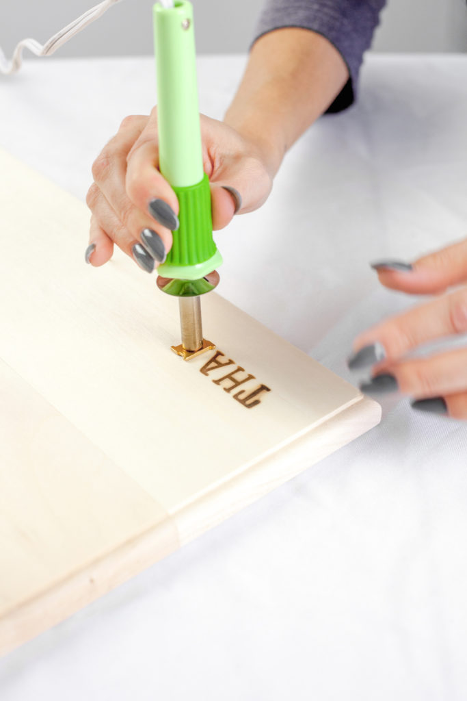 DIY Wood Burned Serving Board