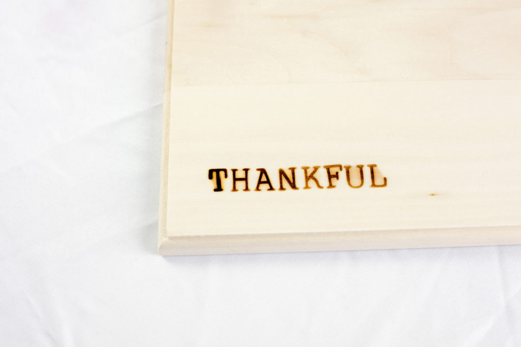 DIY Wood Burned Serving Board
