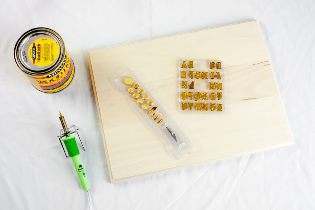 DIY Wood Burned Serving Board