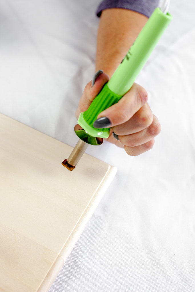 DIY Wood Burned Serving Board