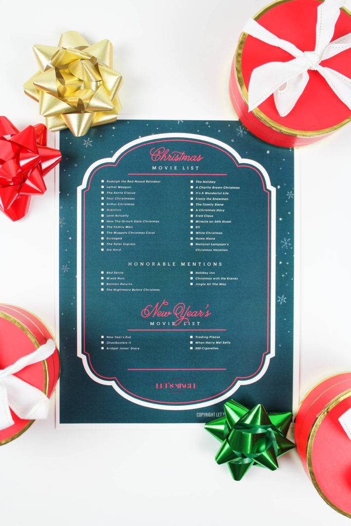 Printable Christmas Movie List