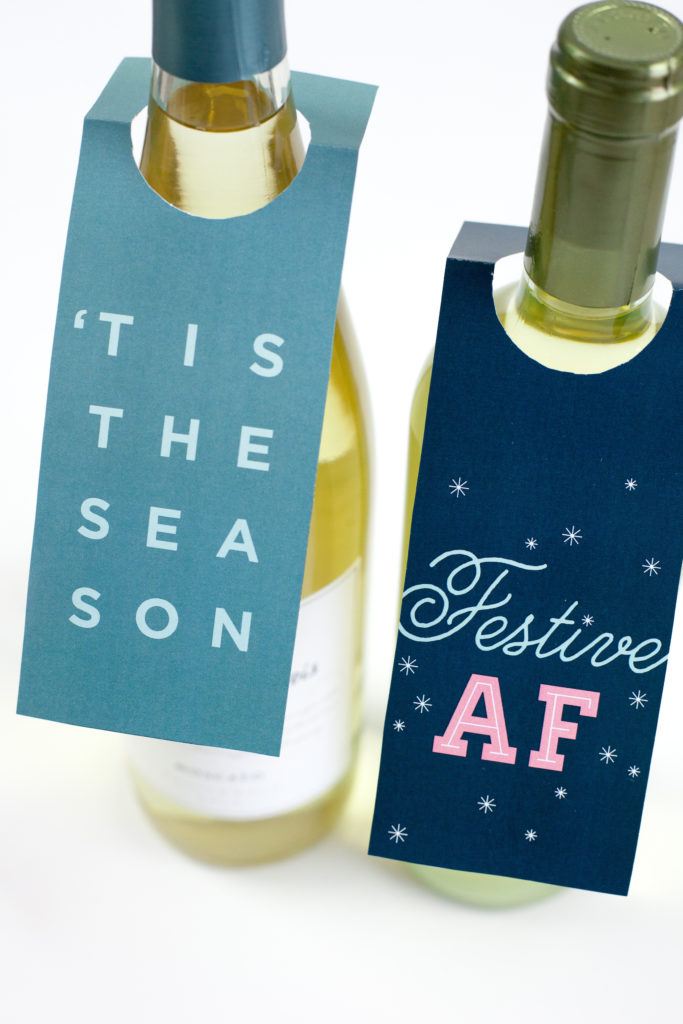 Printable Wine Bottle Gift Tags