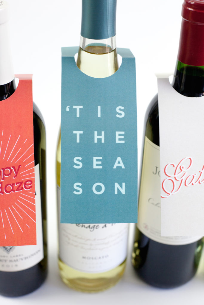 Printable Wine Bottle Gift Tags