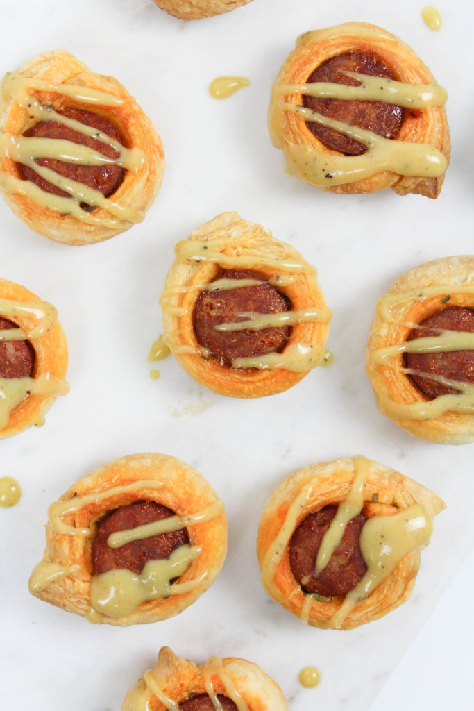 Sausage Puff Pastry Appetizers