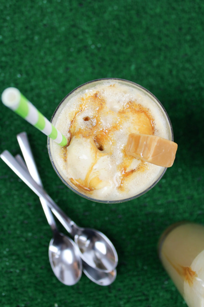 Caramel Whiskey Root Beer Floats