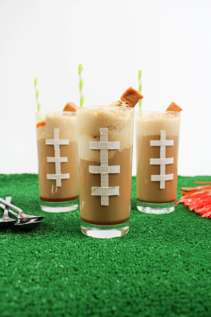 Caramel Whiskey Root Beer Floats