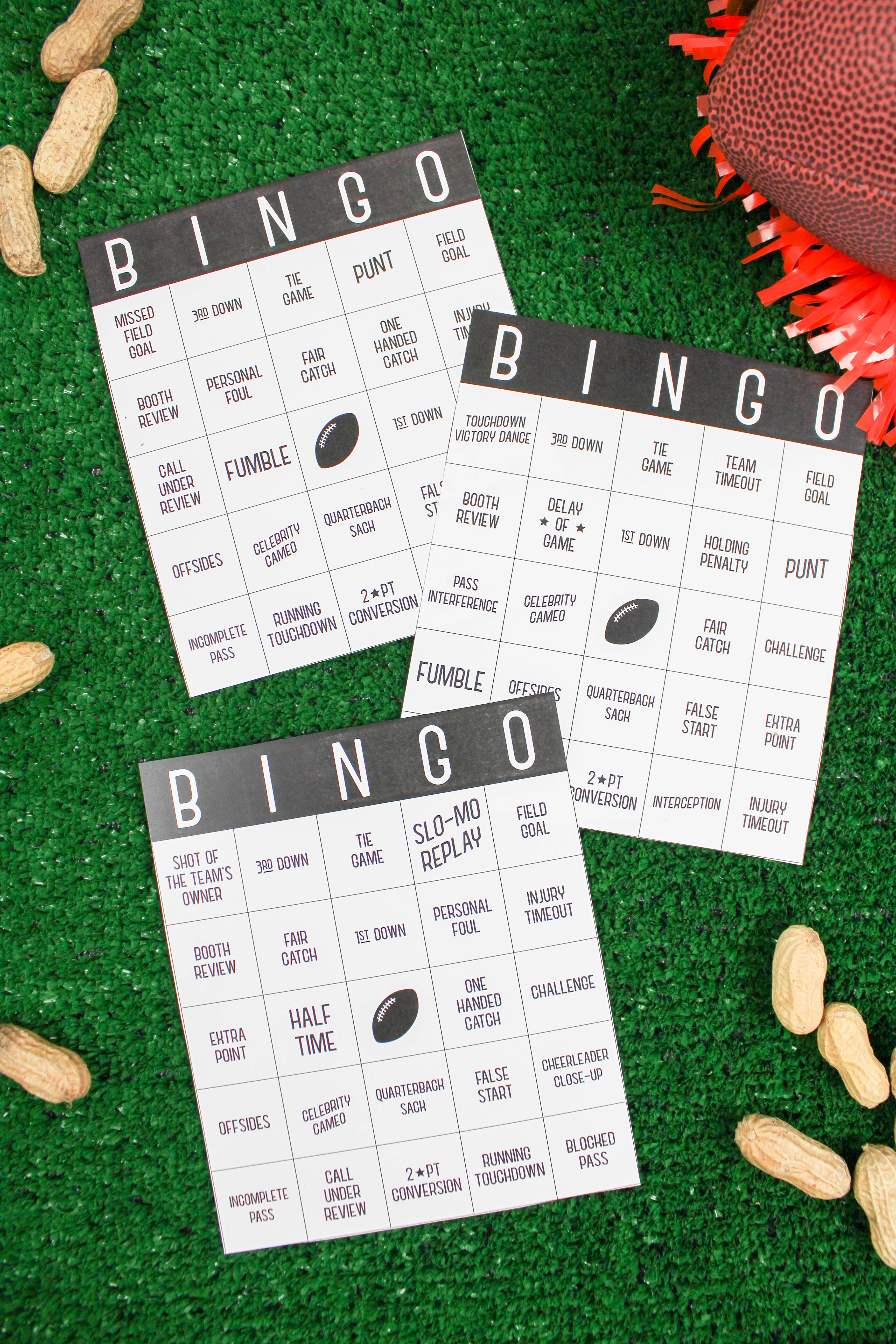 Printable Super Bowl Bingo - Let's Mingle Blog