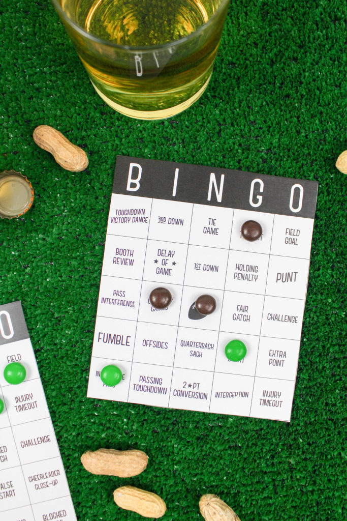 Printable Super Bowl Bingo