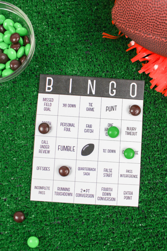 Printable Super Bowl Bingo