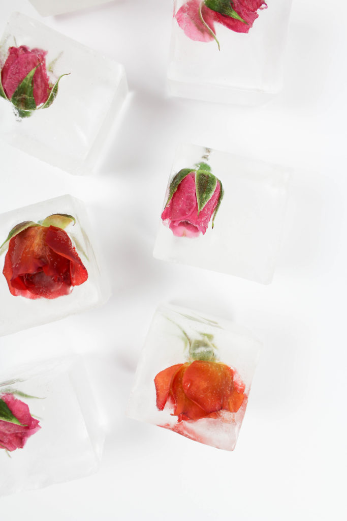 Rose Ice Cubes