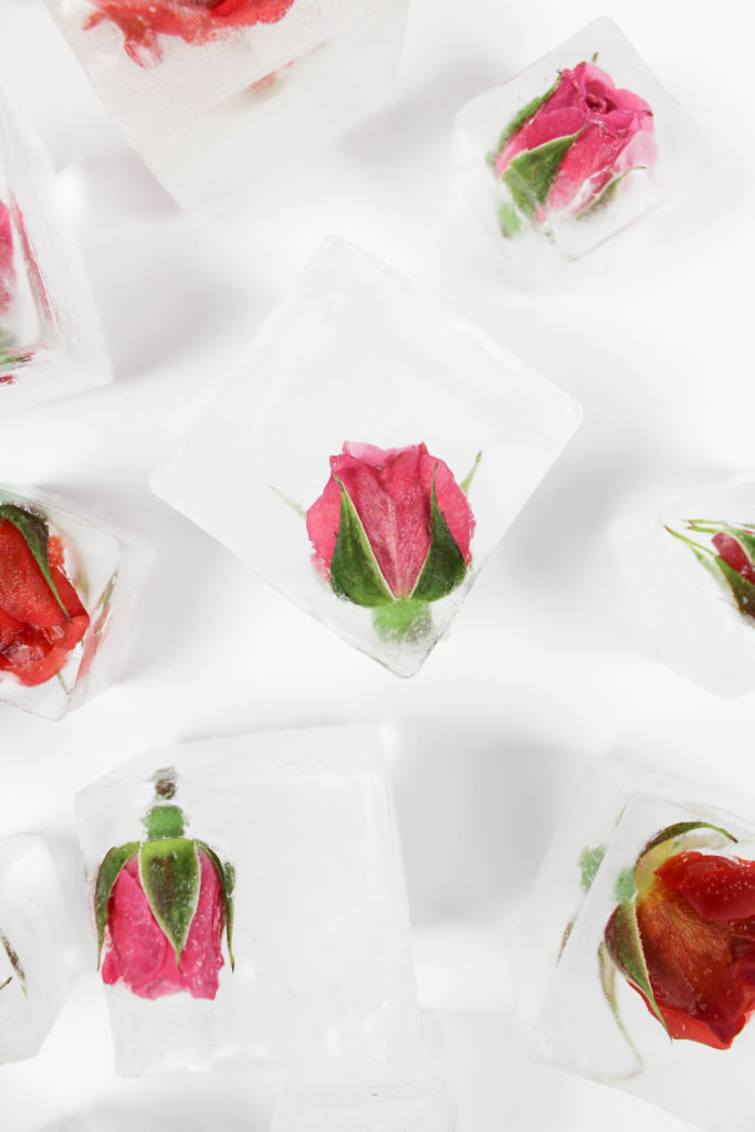 Rose Ice Cubes