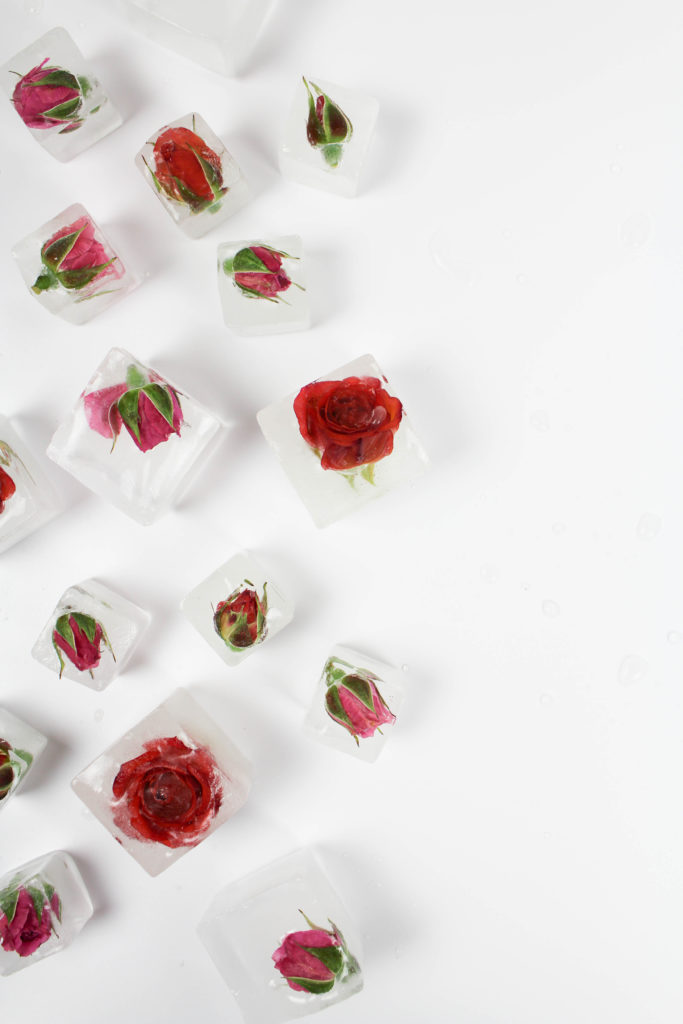 Rose Ice Cubes