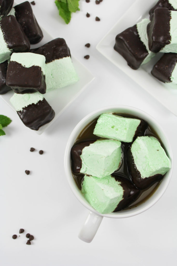 Mint Chocolate Marshmallows