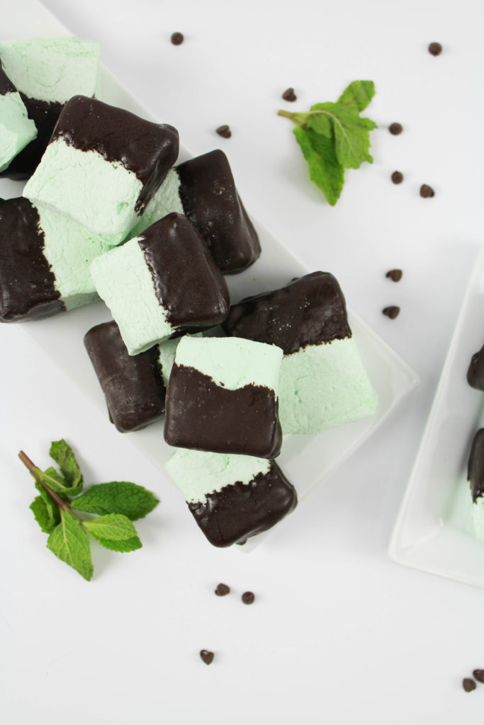 Mint Chocolate Marshmallows